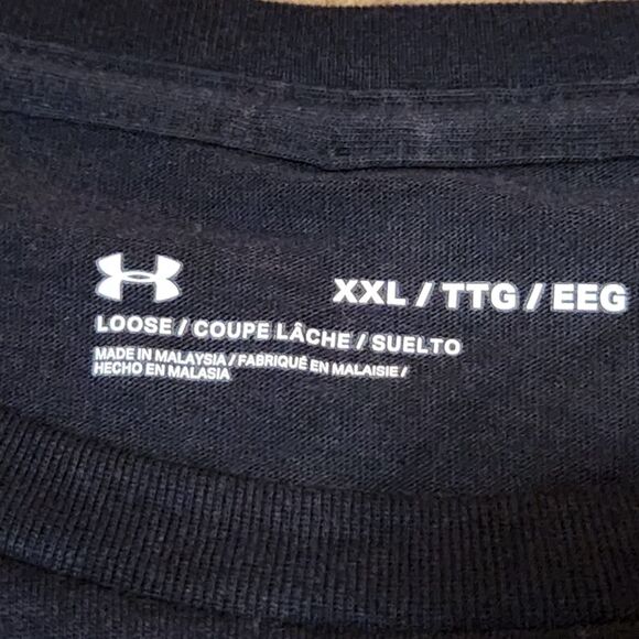Under Armour Freedom Long Sleeve Shirt – Men’s XXL Black Graphic | NWT - Picture 5 of 6